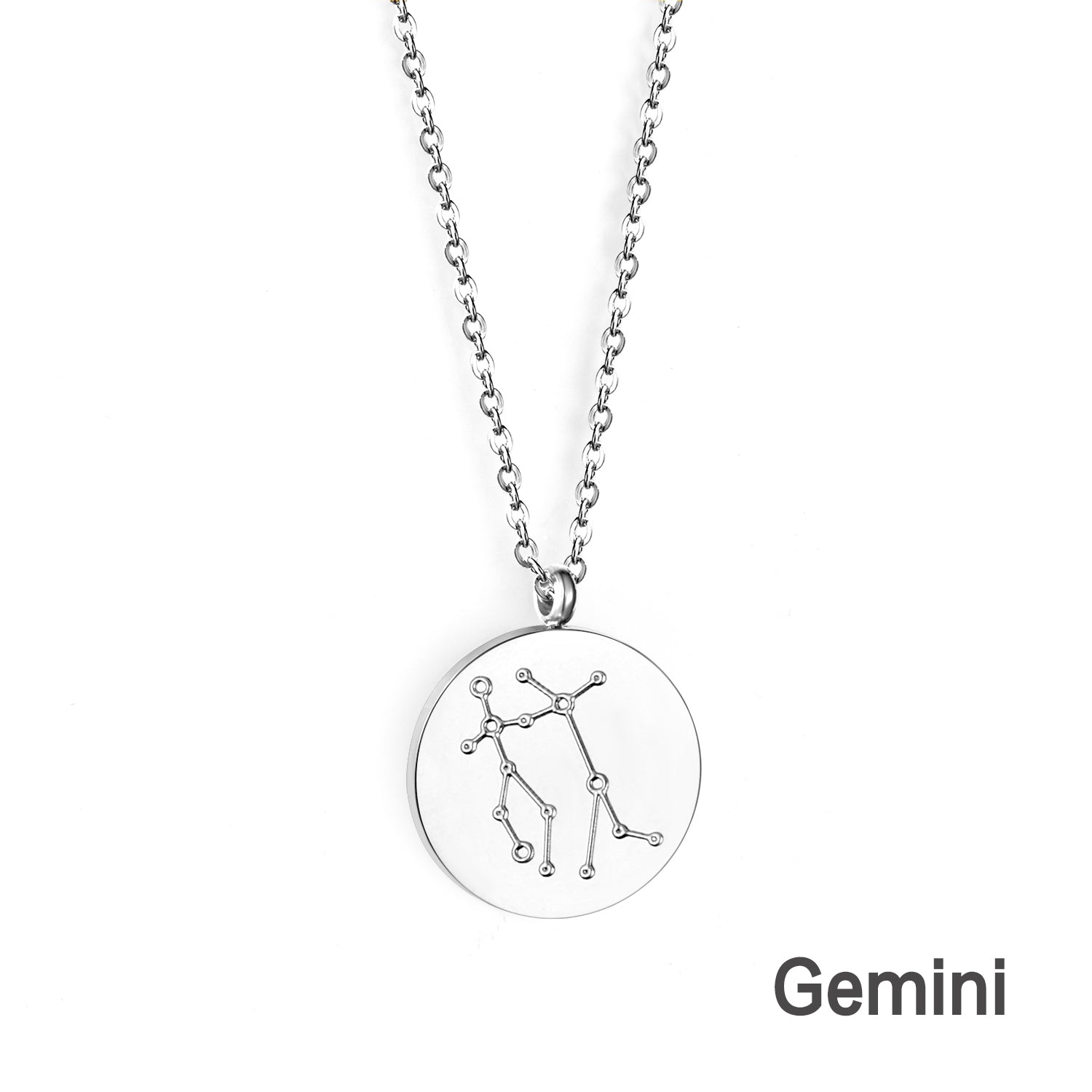 12 Zodiac Signs Virgo & Aquarius & Pisces & Gemini & Scorpio & Libra & Aries & Taurus & Cancer & Capricorn & Leo & Sagittarius Pendant Necklace asonjewelry